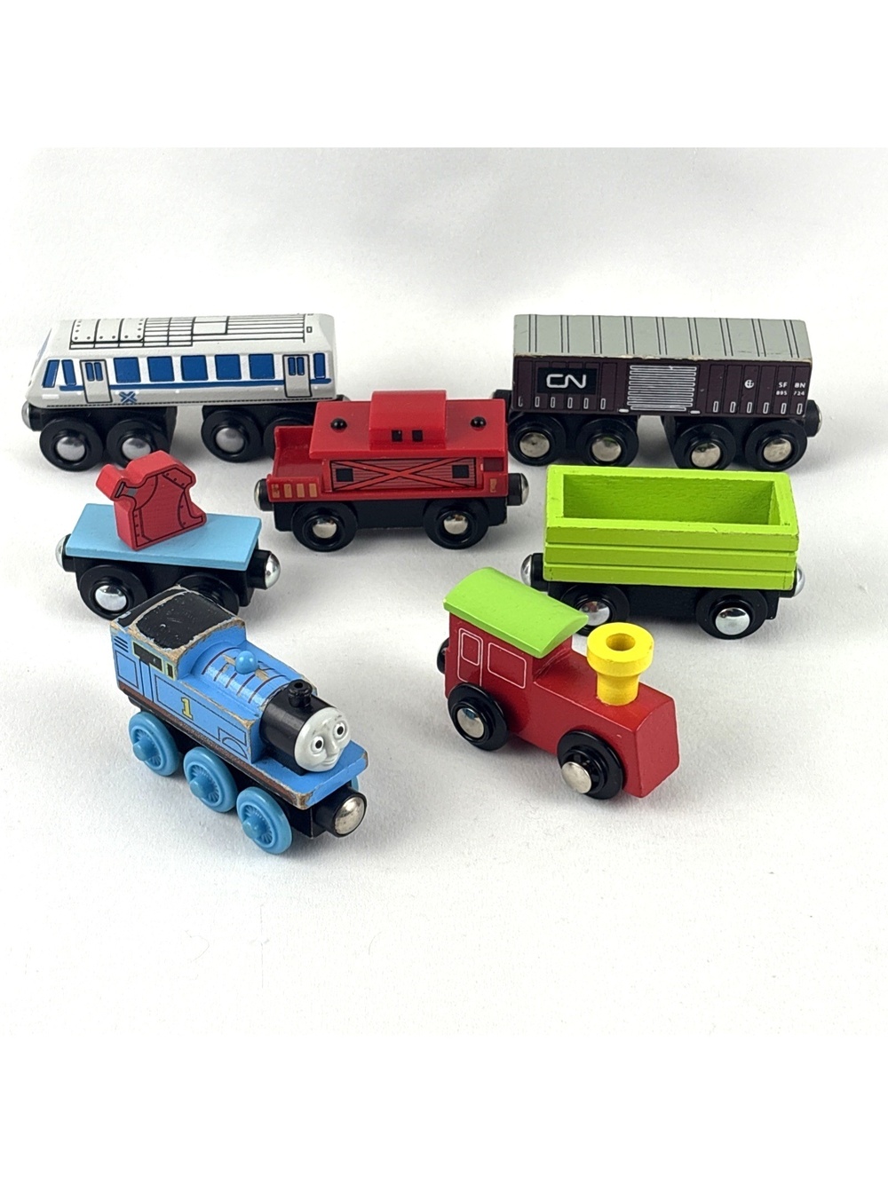 Wooden Railway Trains Thomas the Train Mixed Lot Trains Magnetic